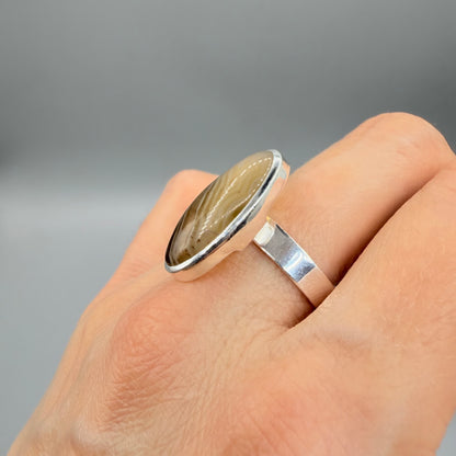 Anello Occhio di Shiva - Argento 925 - Ovale