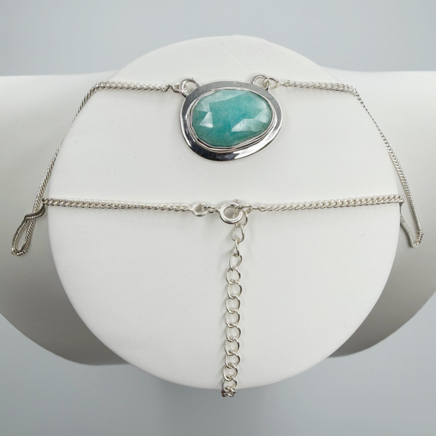 Collana Amazzonite - Argento 925