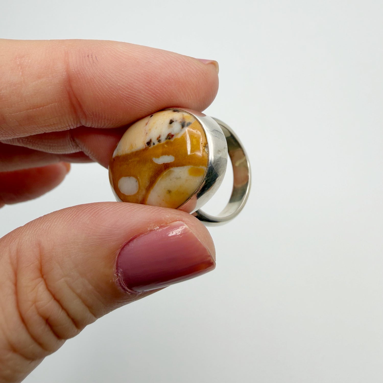 Anello Diaspro Argento 925