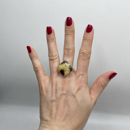 Anello Septaria Rombo - Argento 925