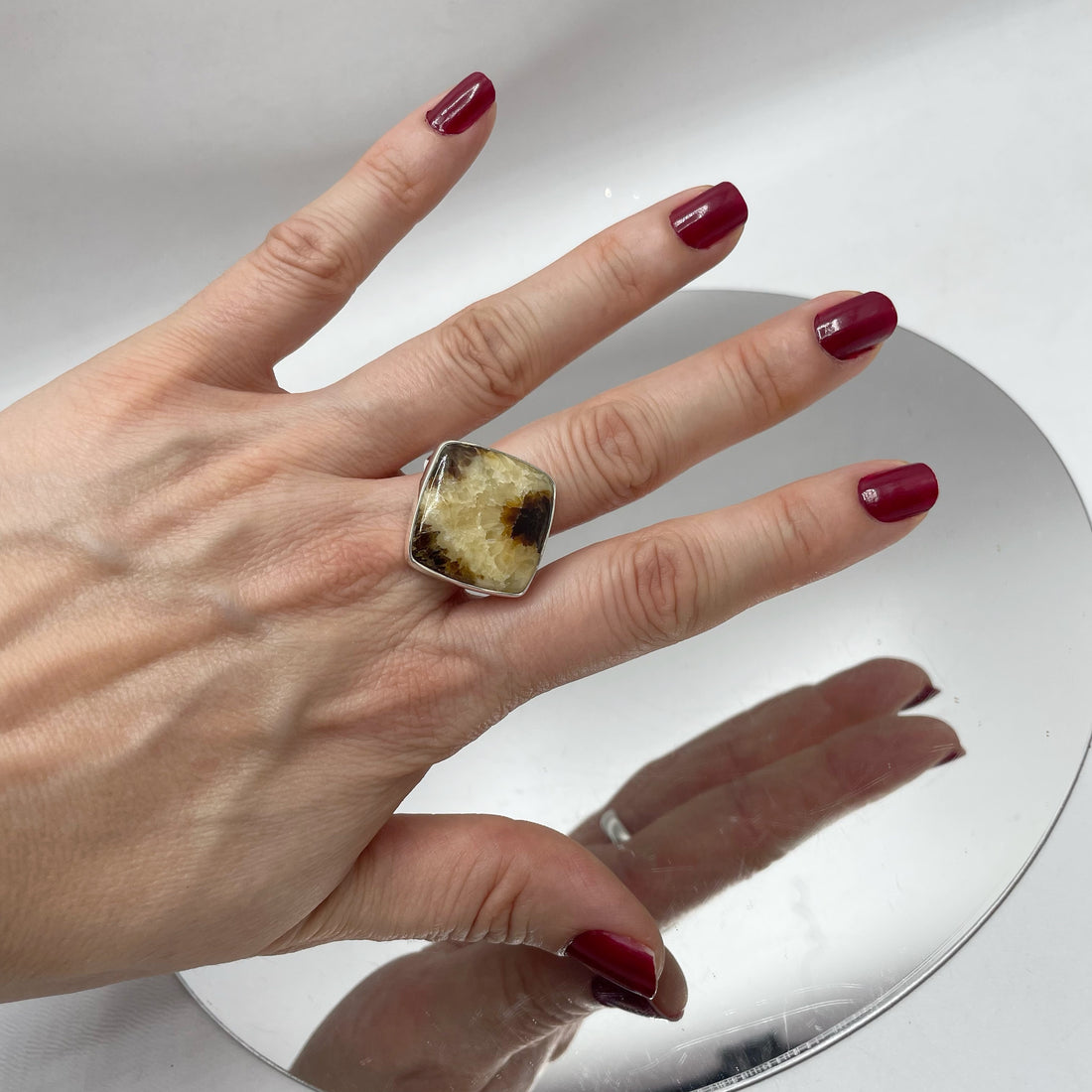 Anello Septaria Rombo - Argento 925