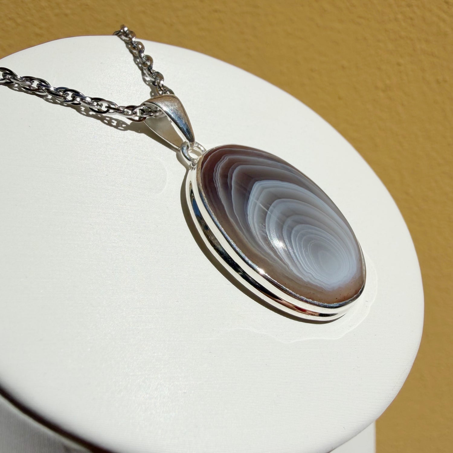 Ciondolo Occhio di Shiva Argento 925 - Ovale