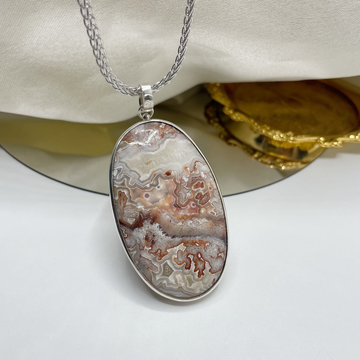 Ciondolo Agata Crazy Lace - Argento 925