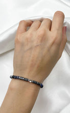 Carica l&#39;immagine nel visualizzatore di Gallery, Bracciale Sodalite ed Ematite
