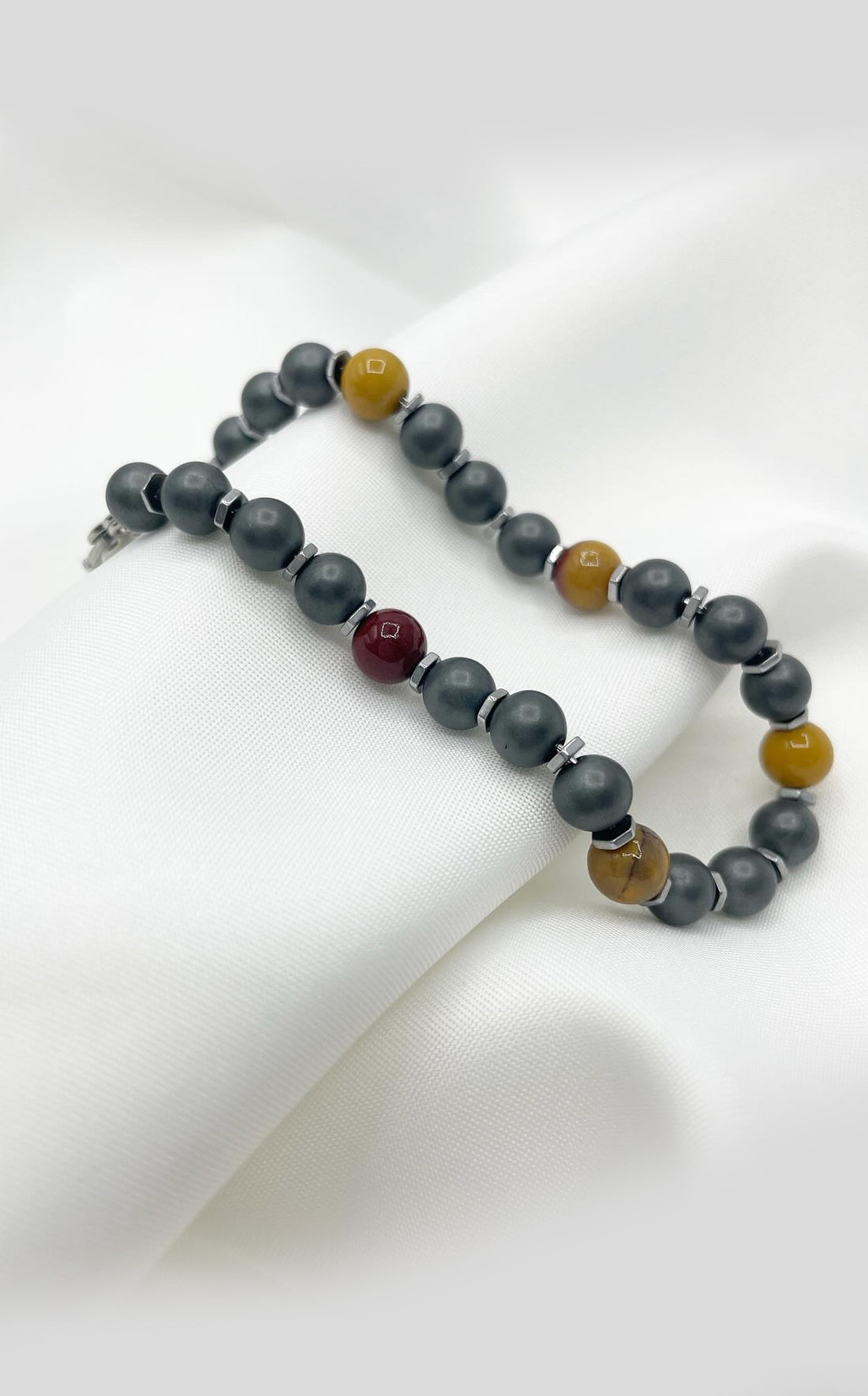 Bracciale Mookaite ed Ematite