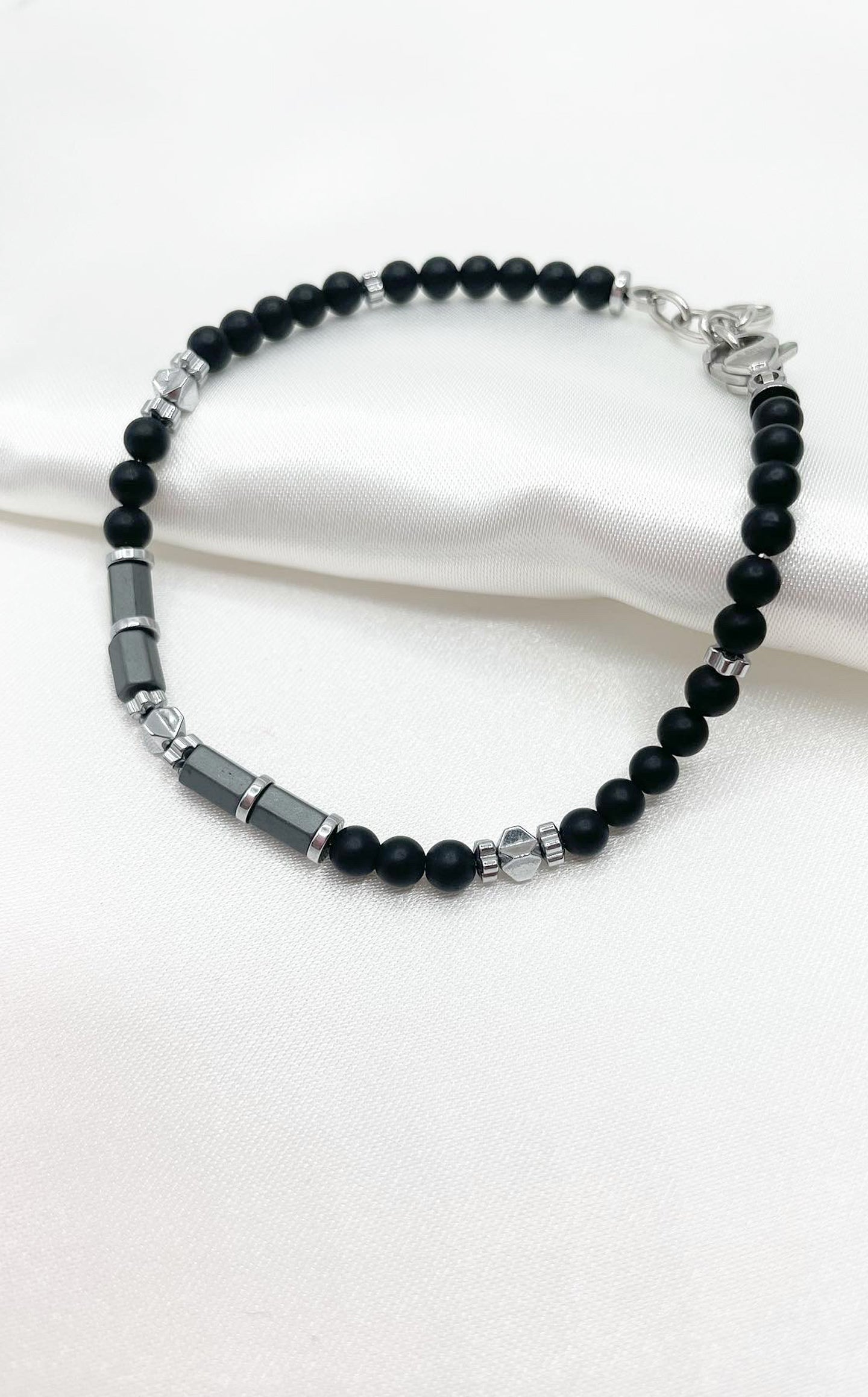 Bracciale Efesto - Tormalina ed Ematite