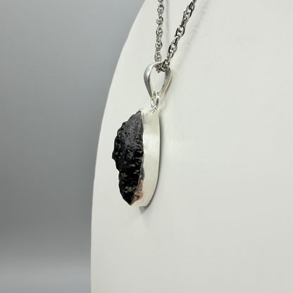 Ciondolo Tektite e Argento 925