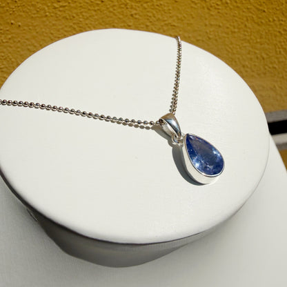 Ciondolo Tanzanite Argento 925 - a Goccia