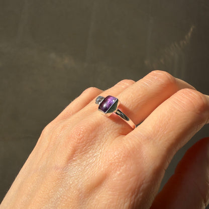 Anello Ametista e Labradorite - Argento 925