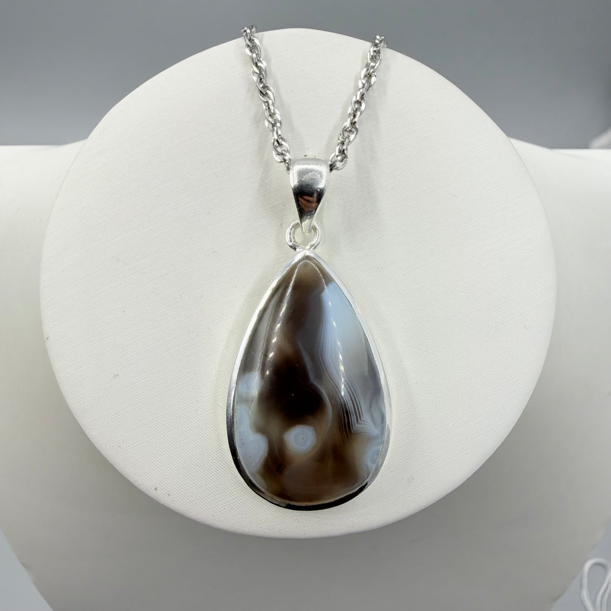 Ciondolo Occhio di Shiva Argento 925 - a Goccia