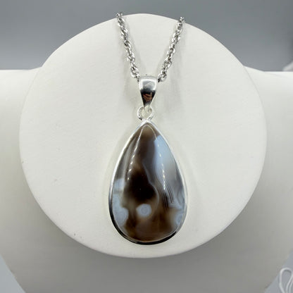 Ciondolo Occhio di Shiva Argento 925 - a Goccia