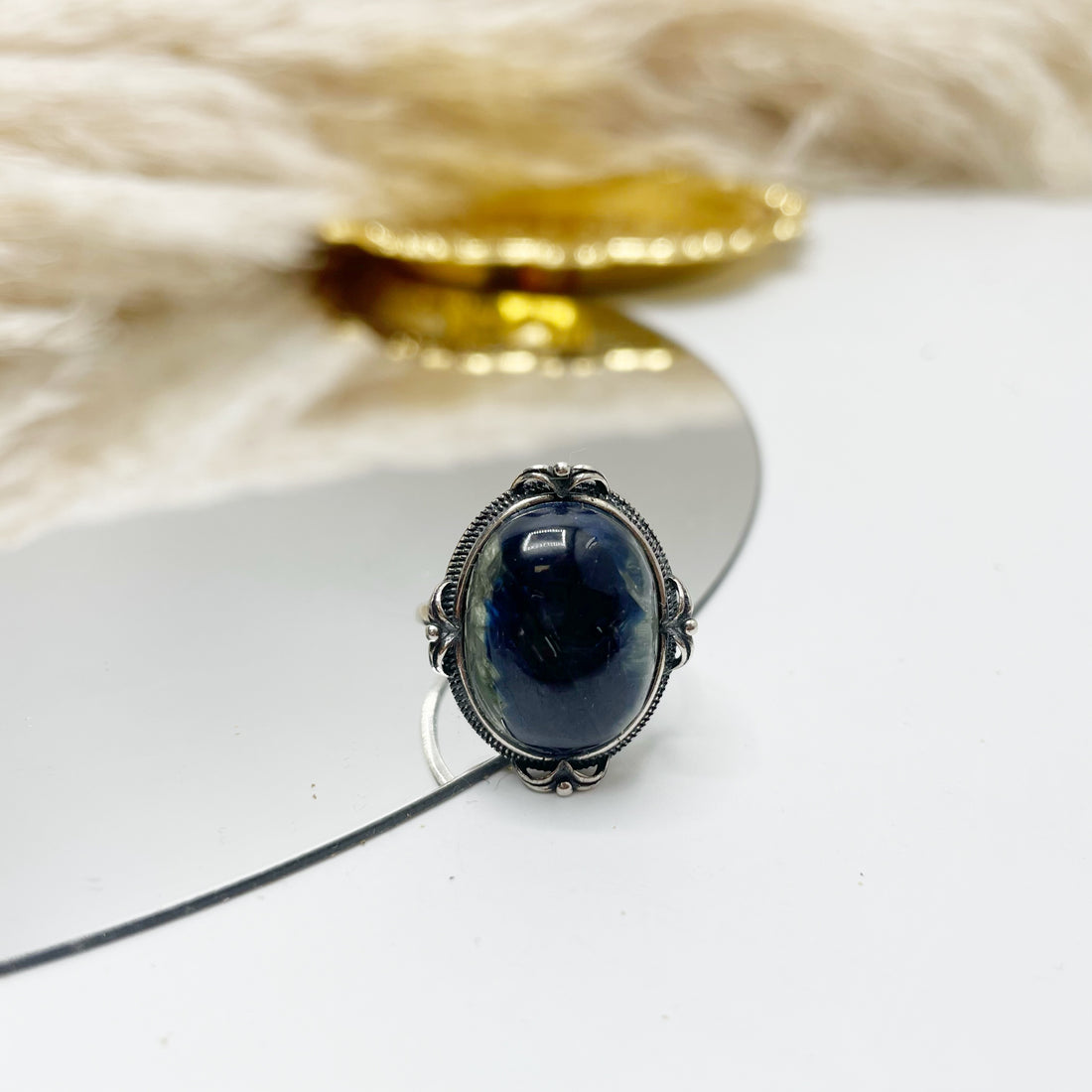 Anello Cianite - Argento 925