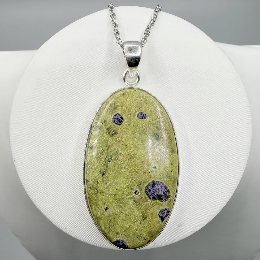 Ciondolo Atlantisite Argento 925 - Ovale grande