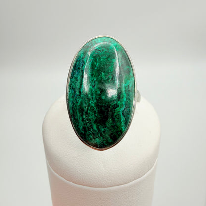Anello Malachite e Azzurrite Argento 925 - Ovale