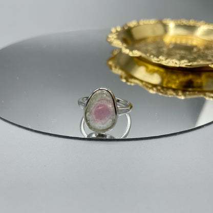 Anello Tormalina Watermelon - Argento 925