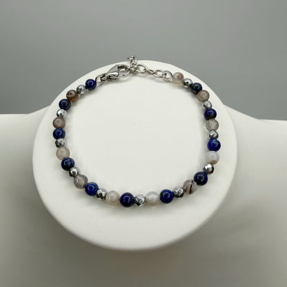 Bracciale Antidoto - Occhio di Shiva, Lapislazzuli, Ematite - LIMITED EDITION