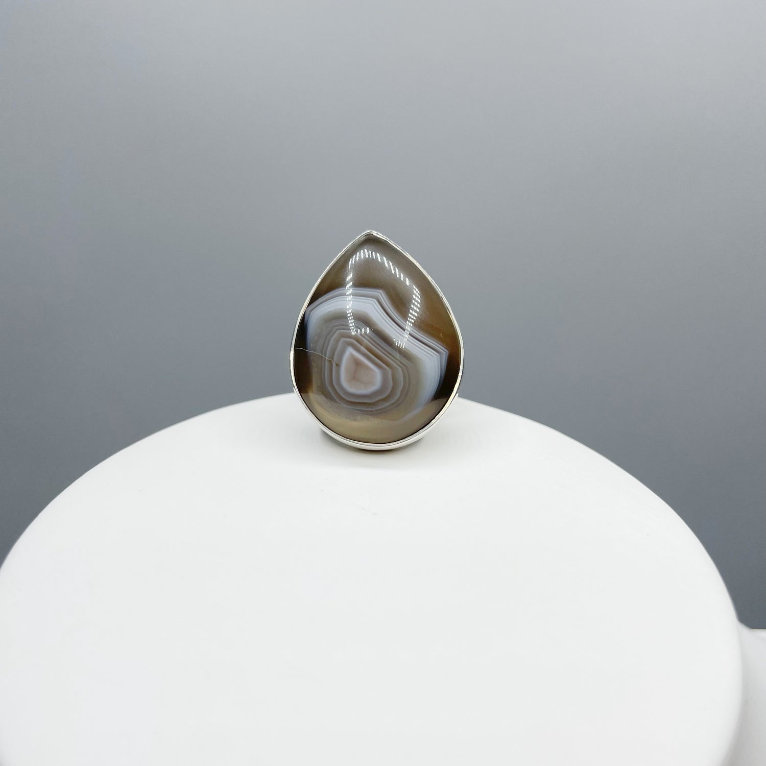 Anello Occhio di Shiva - Argento 925 - a Goccia