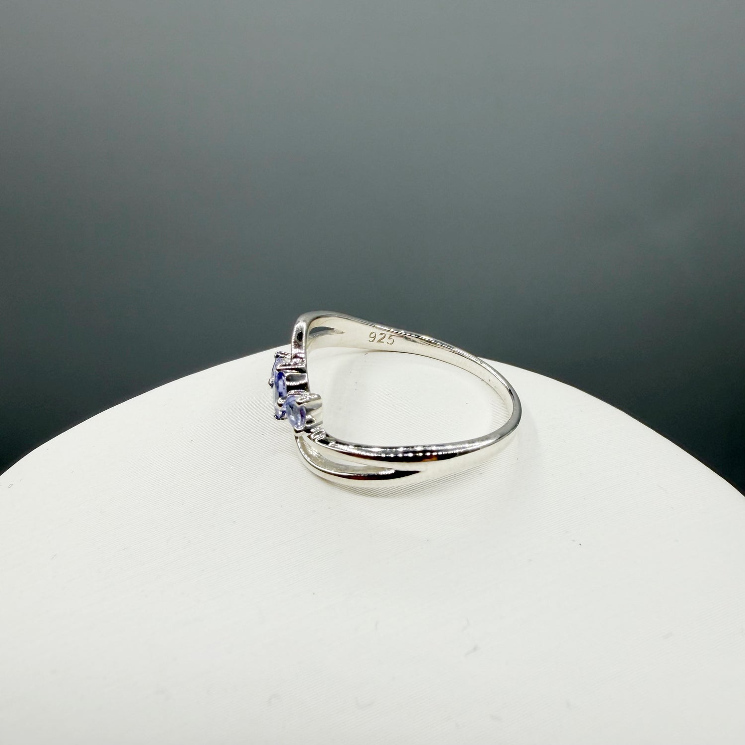 Anello Tanzanite Trilogy | Argento 925 - NON REGOLABILE