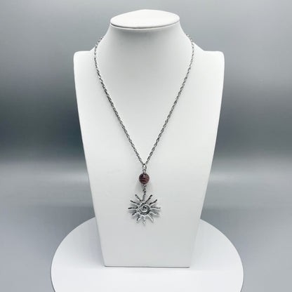 Collana Occhio di Shiva Sunshine - Acciaio inossidabile Silver