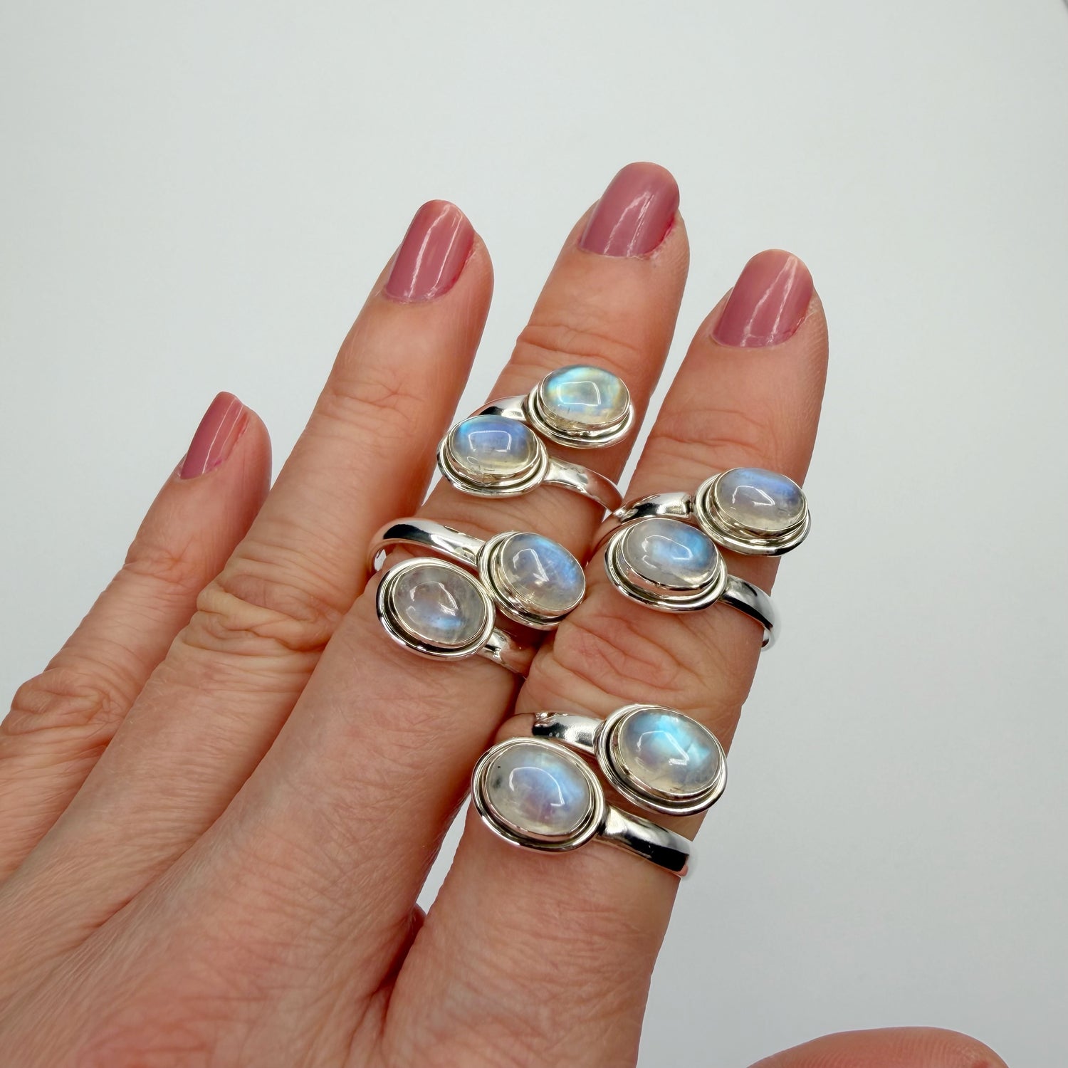 Anello Double Labradorite - Argento 925
