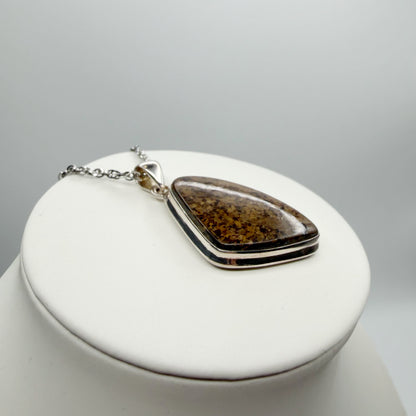 Ciondolo Bronzite - Argento 925