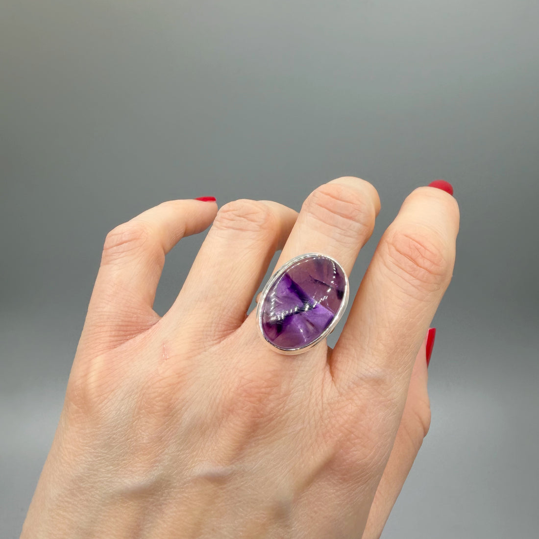 Anello Ametista Phantom - Argento 925