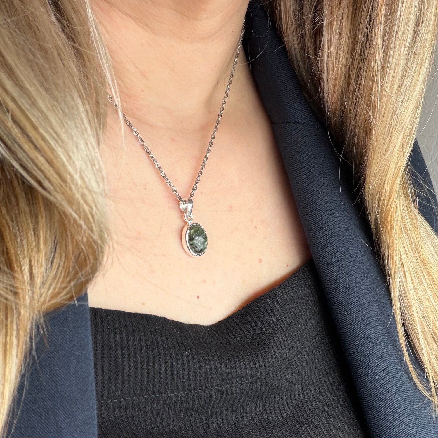 Ciondolo Serafinite Argento 925