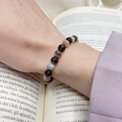 Bracciale Sigillo Protettivo - Occhio di Shiva e Quarzo Fumè - IN ARRIVO A INIZIO MAGGIO!