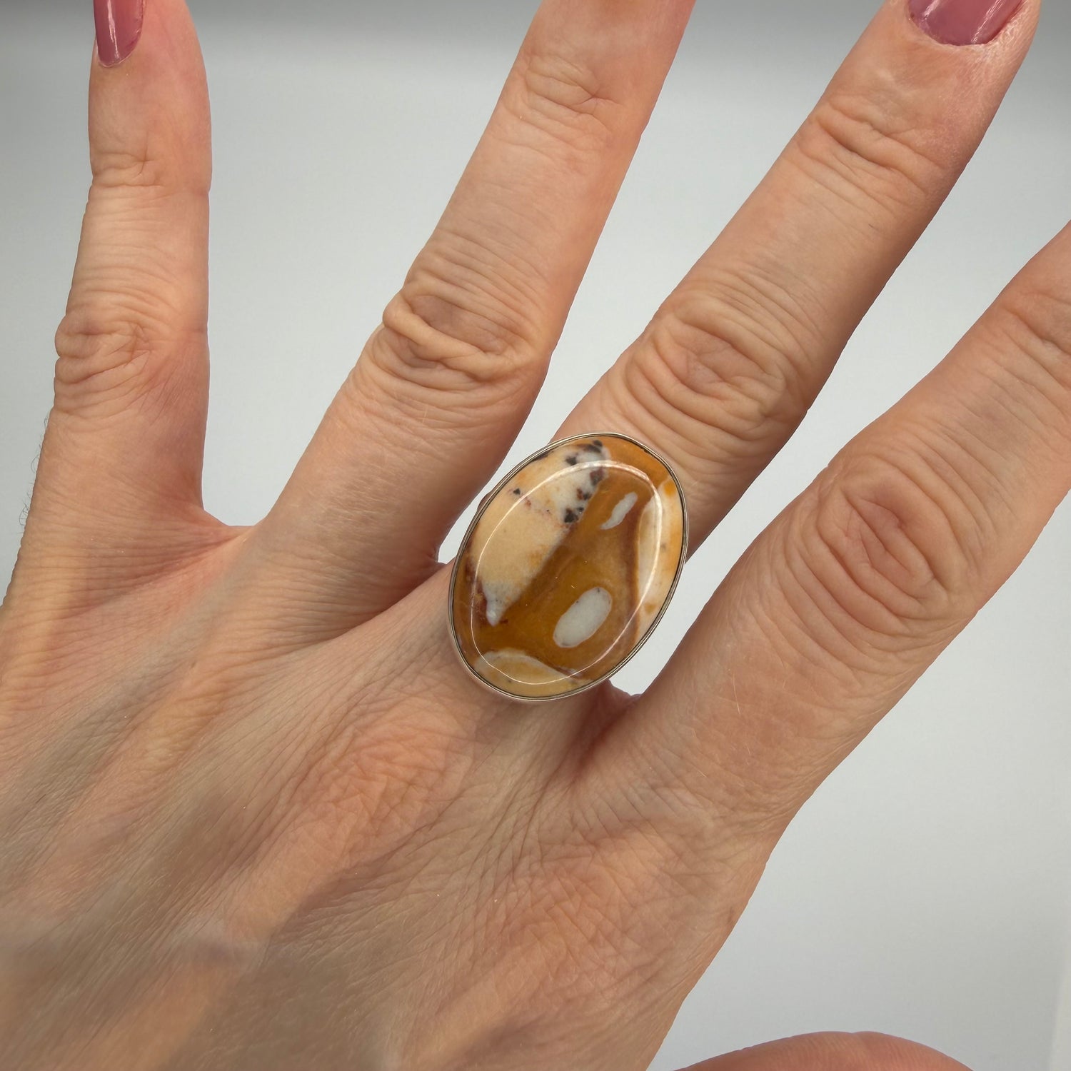 Anello Diaspro Argento 925