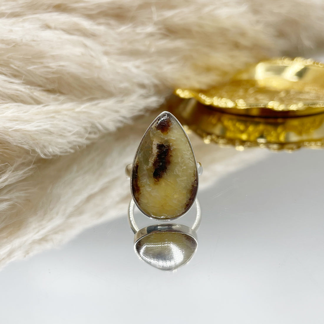 Anello Septaria a Goccia - Argento 925