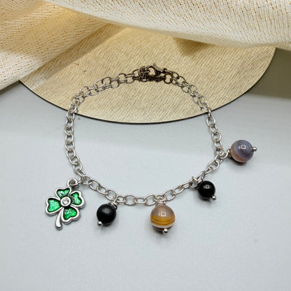 Bracciale Sigillo Protettivo - Occhio di Shiva, Shungite, Ossidiana | LIMITED EDITION