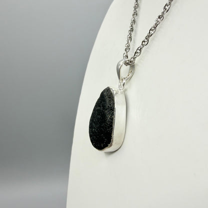 Ciondolo Tektite e Argento 925