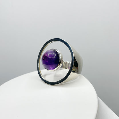 Anello Essential Ametista e Argento 925