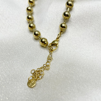 Girocollo Cerchio Protettivo Gold - Occhio di Shiva, Shungite, Ossidiana, Onice