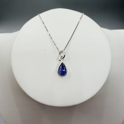 Ciondolo Punto Luce Tanzanite Argento 925 - A goccia