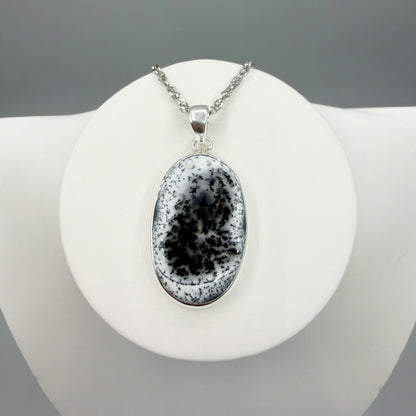 Ciondolo Opale Dendritico e Argento 925