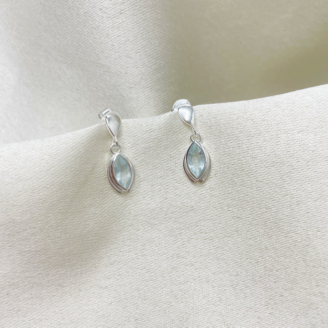 Orecchini Acquamarina - Argento 925