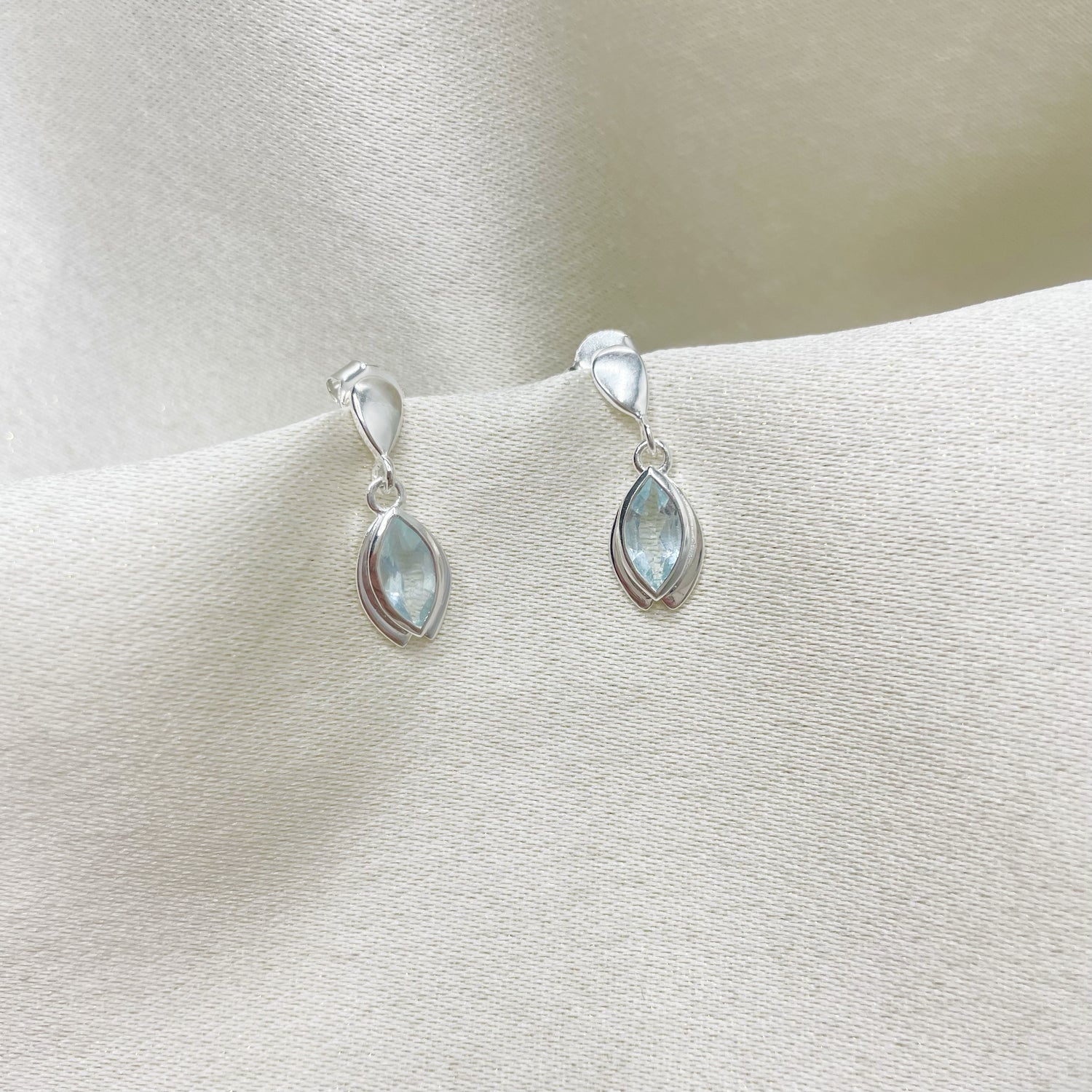 Orecchini Acquamarina - Argento 925