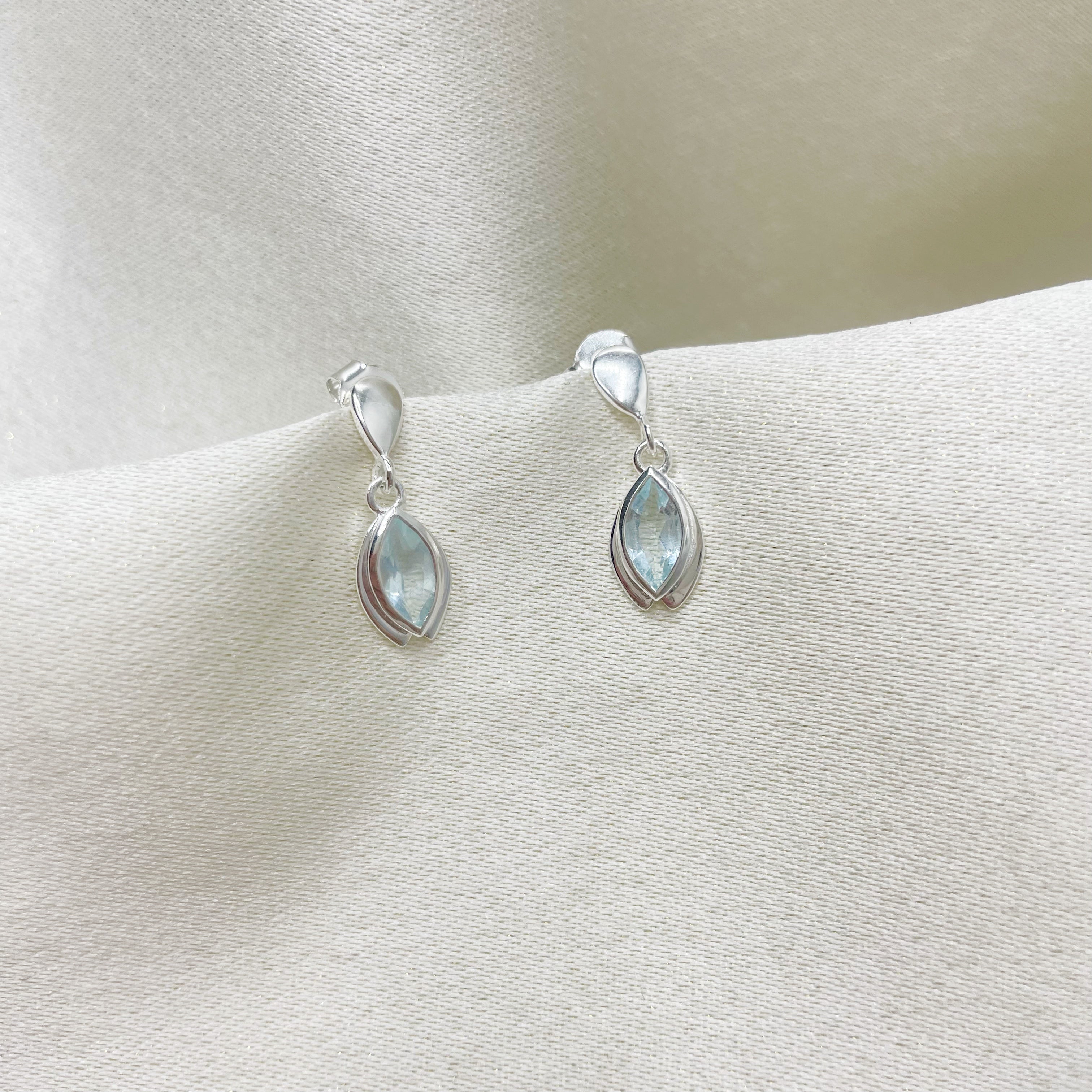 Orecchini Acquamarina - Argento 925