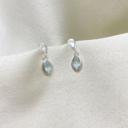 Orecchini Acquamarina - Argento 925