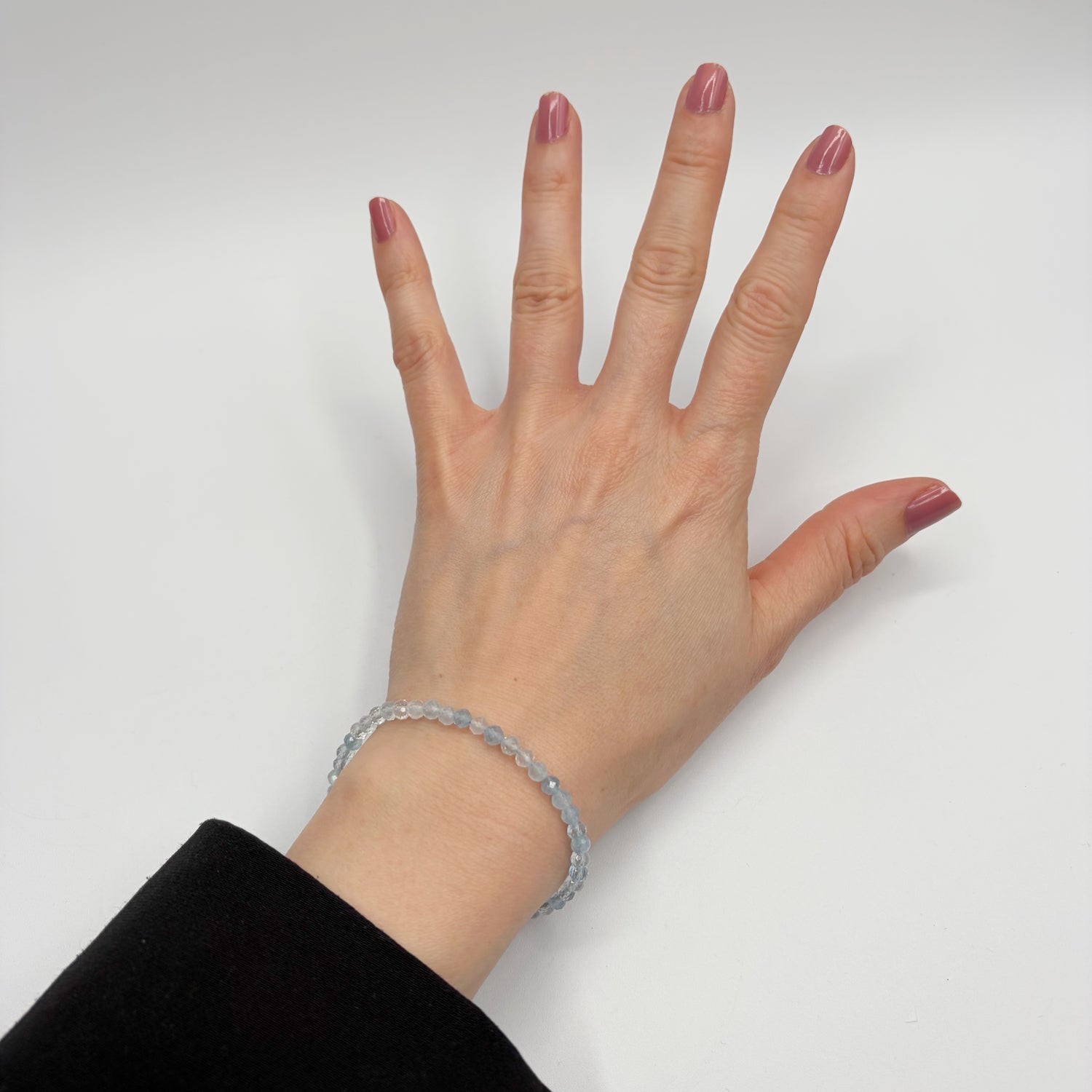 Bracciale Acquamarina sfaccettata