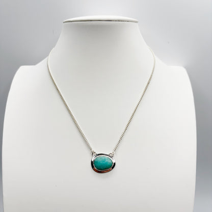 Collana Amazzonite - Argento 925