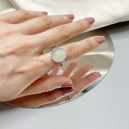 Anello Giada Chiara e Argento 925
