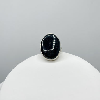 Anello Iperstene Ovale - Argento 925