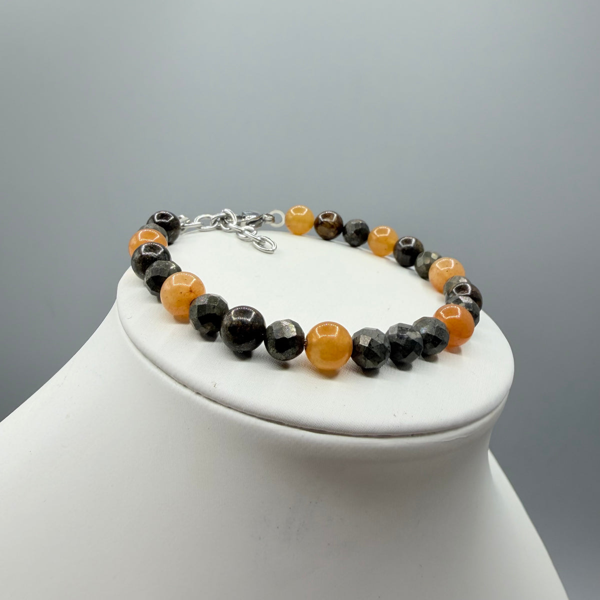 Bracciale Prosperity - Pirite, Avventurina, Bronzite