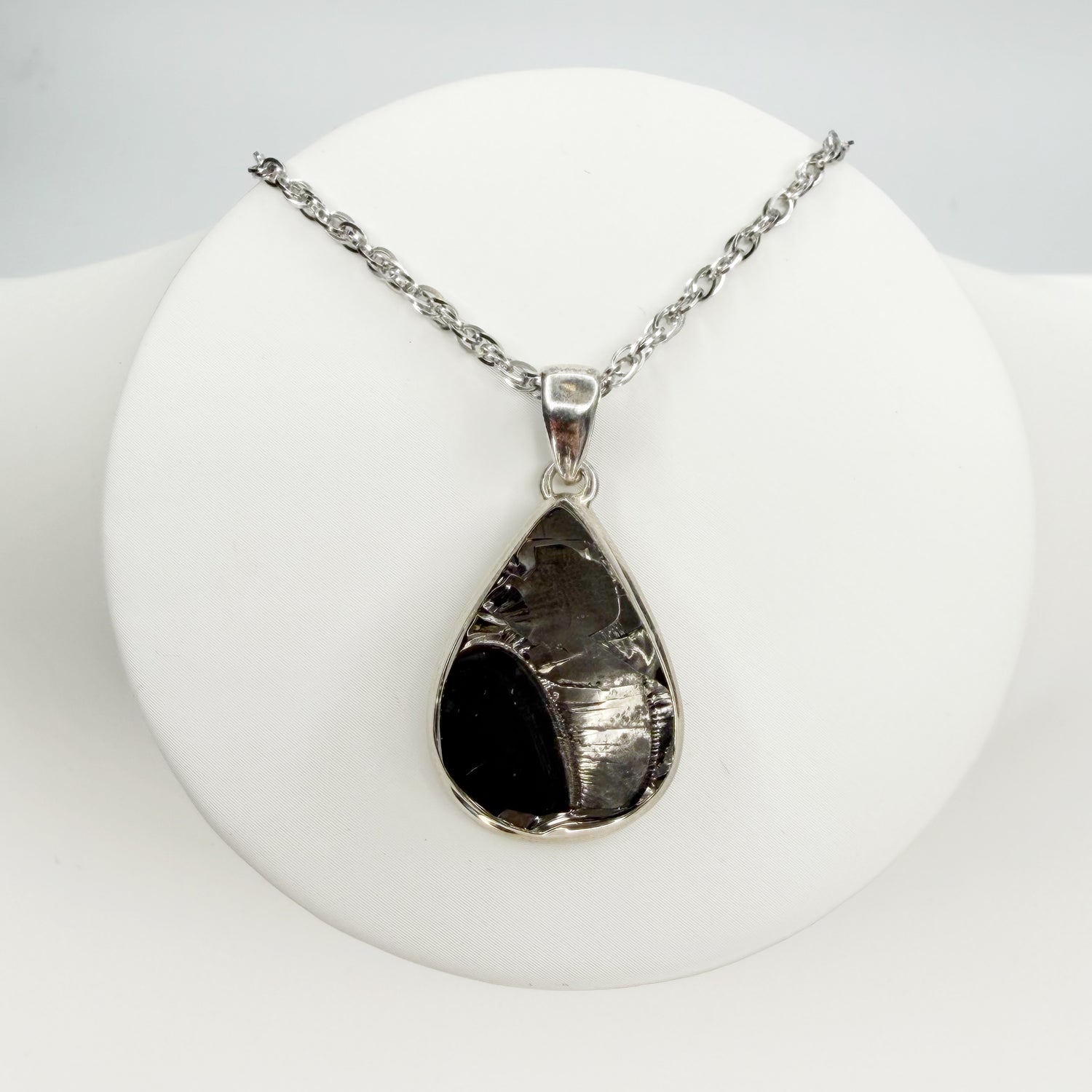 Ciondolo Shungite Argento 925 - a goccia