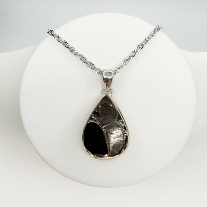 Ciondolo Shungite Argento 925 - a goccia