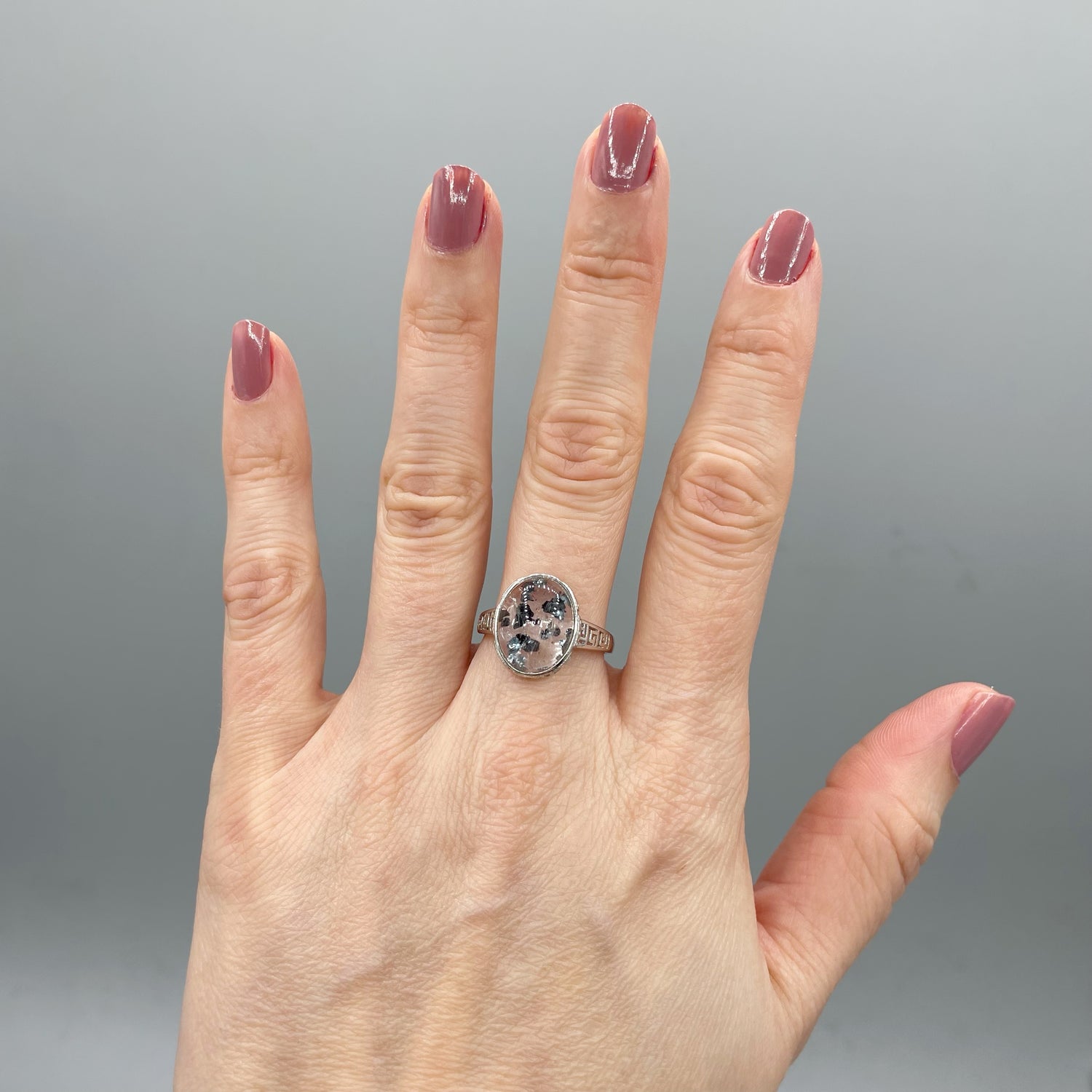 Anello Super 7 Ovale e Argento 925