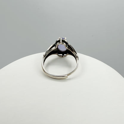 Anello Hackmanite e Argento 925
