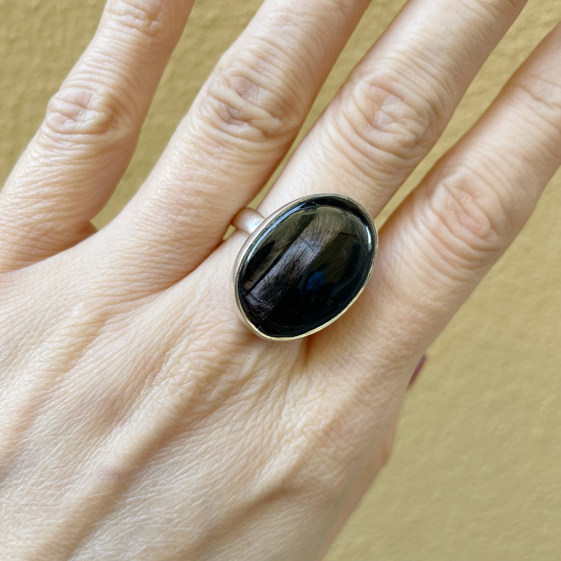 Anello Iperstene Ovale - Argento 925